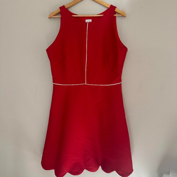 Camilyn Beth Daira Scalloped Hem Mini A-Line Dress - NWT - 12 - Picture 1 of 6